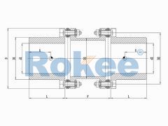 RLAD High Performance Disc Couplings,RLAD Standard Double Diaphragm Coupling