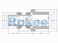 RLAF Laminated Couplings,RLAF Large & Small Shaft Mounted Diaphragm Coupling