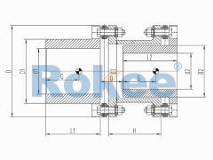 RLAR Lamina Couplings,RLAR Single Shaft Sleeve Reverse-mounting Diaphragm Coupling