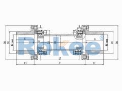 RLAT Elastic Diaphragm Couplings,RLAT Super Long Wheelbase Diaphragm Coupling