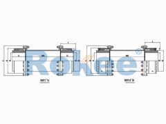 RODT Curved-tooth Gear Couplings,RODT Indirect Tube Drum Gear Coupling