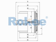 RODV Vertical Installation Drum Gear Coupling