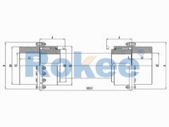 RODX Flexible Gear Couplings,RODX Intermediate Shaft Drum Gear Coupling